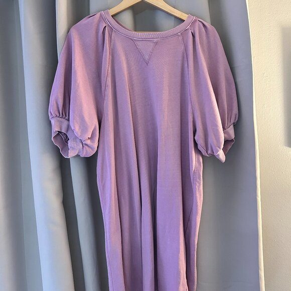Universal Threads Puff Sleeve Sweatshirt Dress - Picture 1 of 3